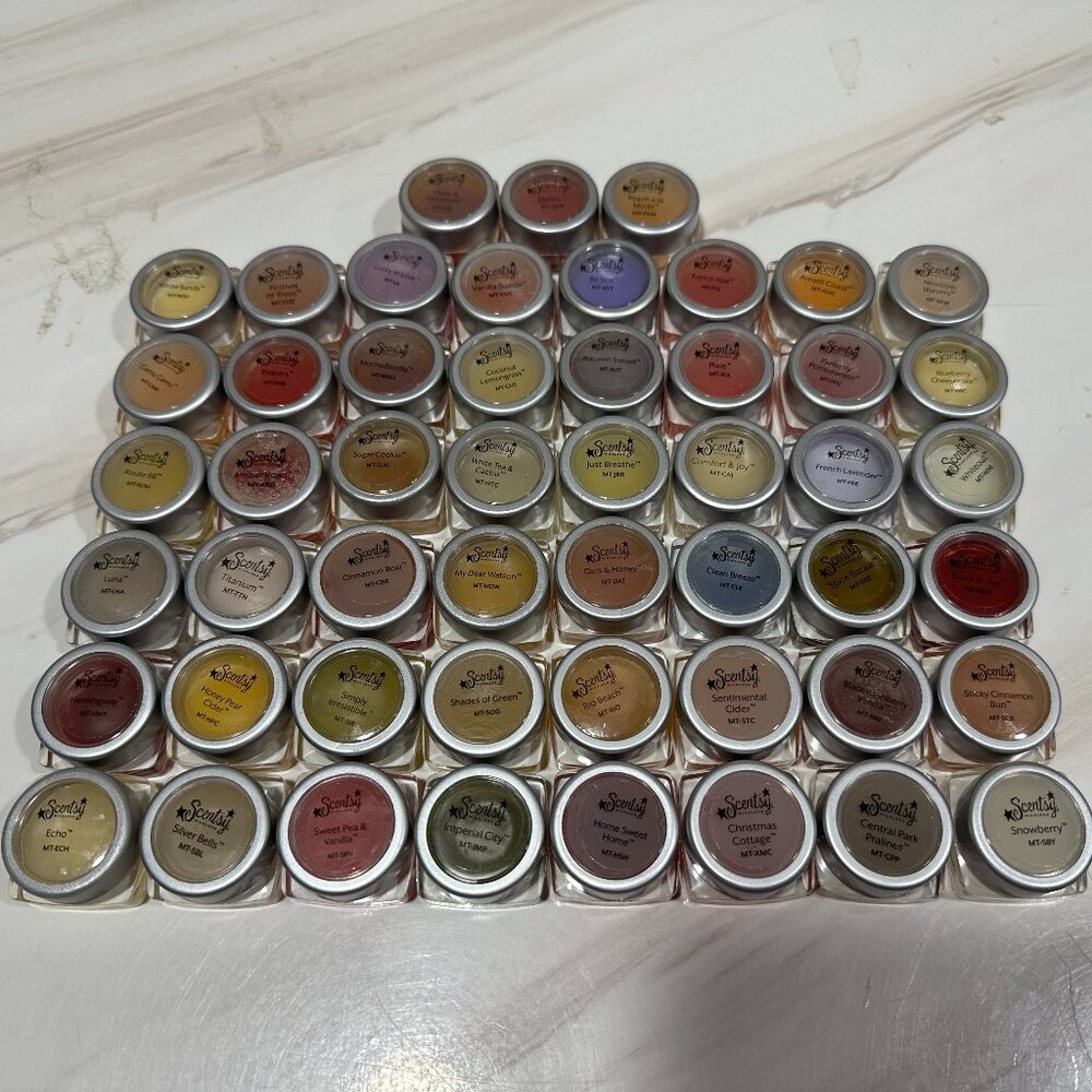 51 New Scentsy Samples of Various Scents